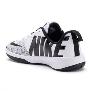 black and white nike running sneakers